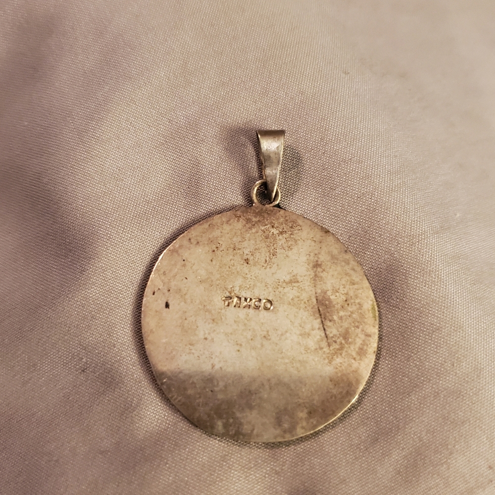 Vintage Taxaco silver pendant - Picture 2 of 2